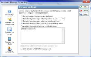 Automatic Message Forwarding