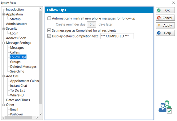 FollowUpSystemRules