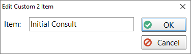 Edit Custom 2 Item