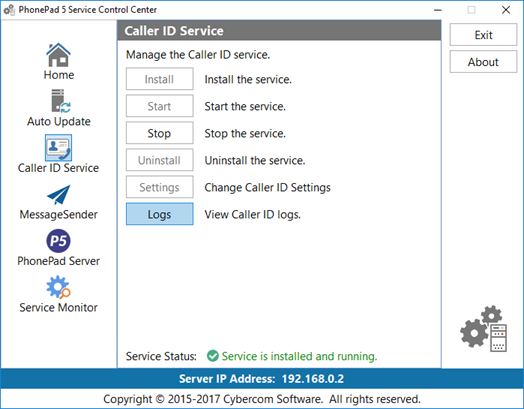 ManagingCallerIDService