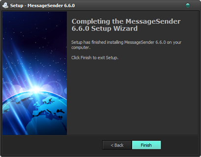 MessageSenderInstallFinish