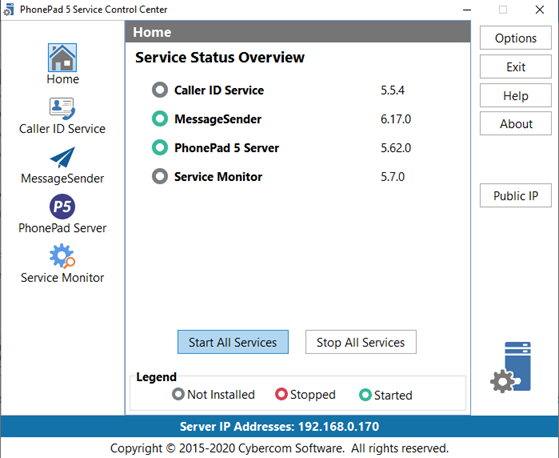 ServerInstallControlCentre