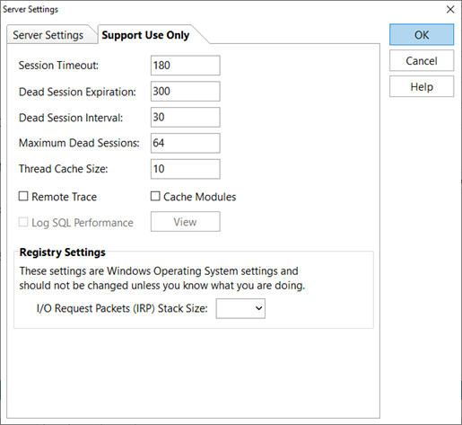 ServerSettingsSupport