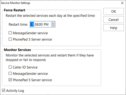 ServiceMonitorSettings