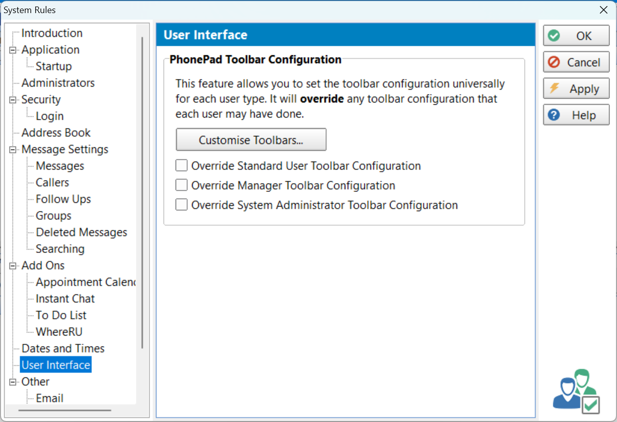 SystemRules-UserInterface