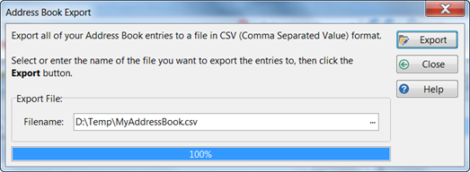 AddressBookExport