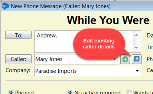 EditExistingCallerDetails