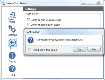 InstantChatClose