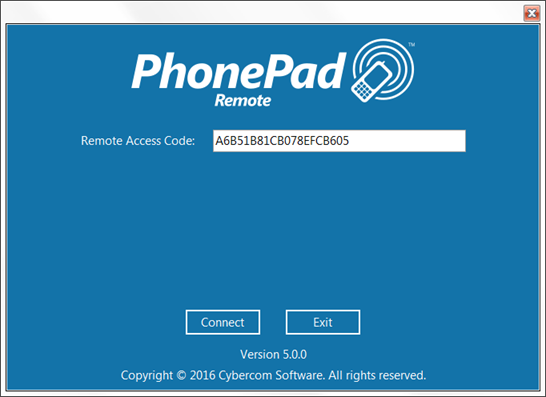 PhonePadRemoteAccessCode