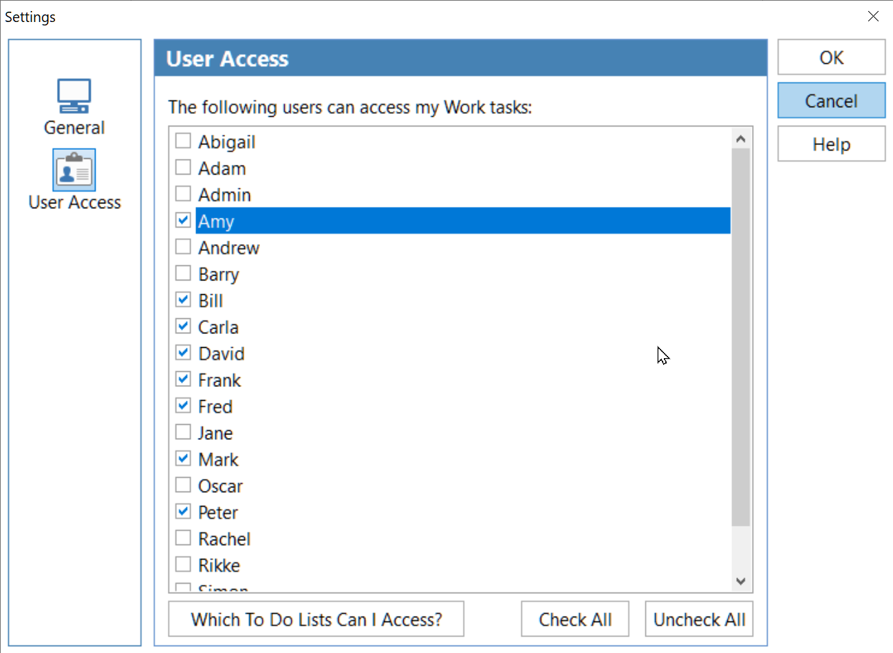 ToDoListUserAccessSettings