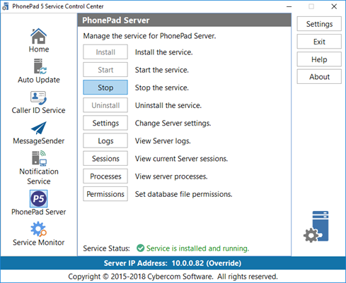 ControlCenterPhoneServerService