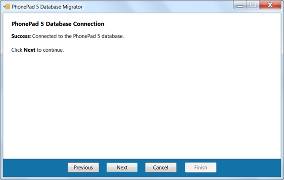 DBMigrate-PhonePad5Connection