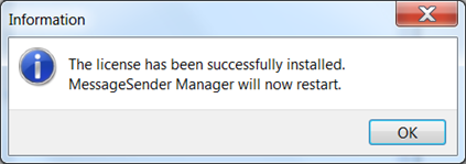 MessageSenderLicenceSuccess