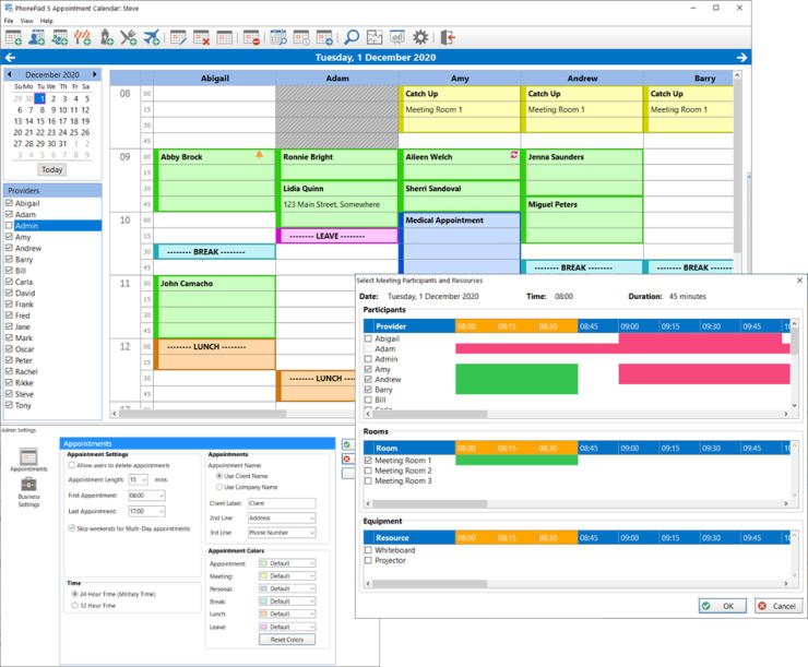 Log Phone Calls with PhonePad - Appointment Calendar