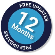 FREE UPDATES FREE UPDATES 12 Months